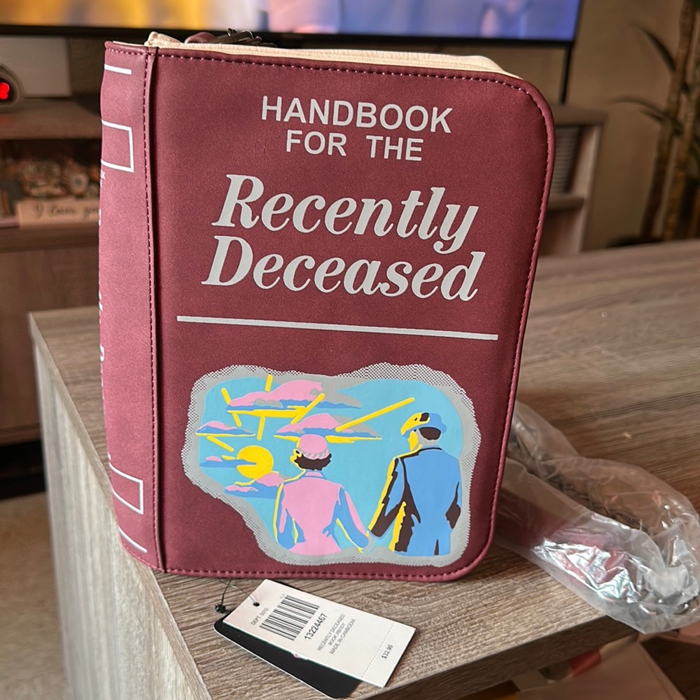 Beetlejuice Handbook for the Recently Deceased Crossbody bag